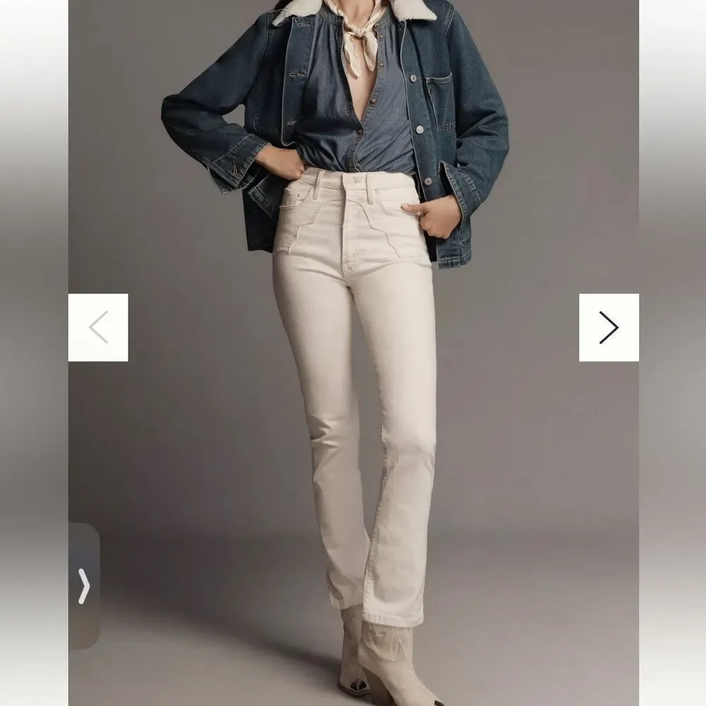 MOTHER The Buckle Bunny Rider Ankle Jeans